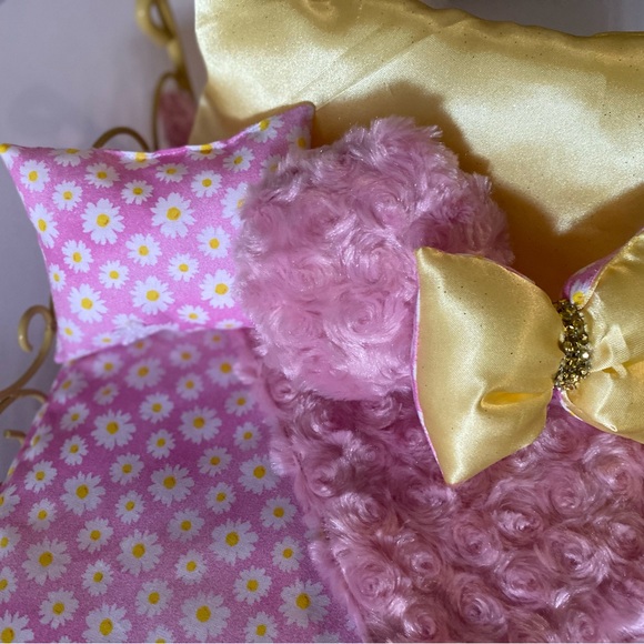 5 piece reversible minky doll bedding set - Picture 12 of 13